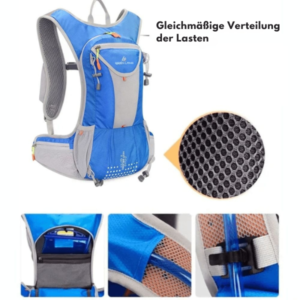 Nolan™ – Wasserdichter & Multifunktionaler Fahrradrucksack