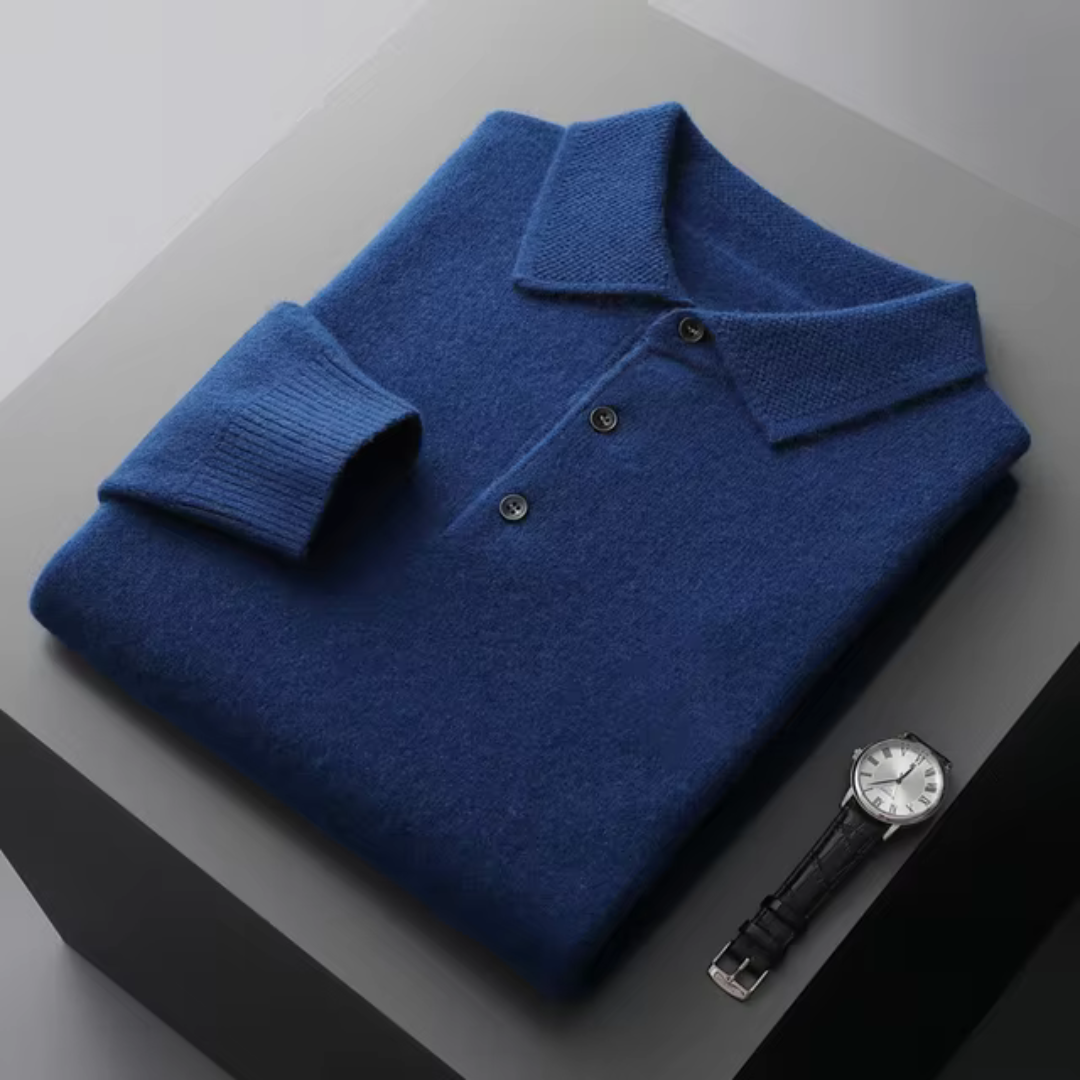 Walter™ | Premium Poloshirt aus Merinowolle