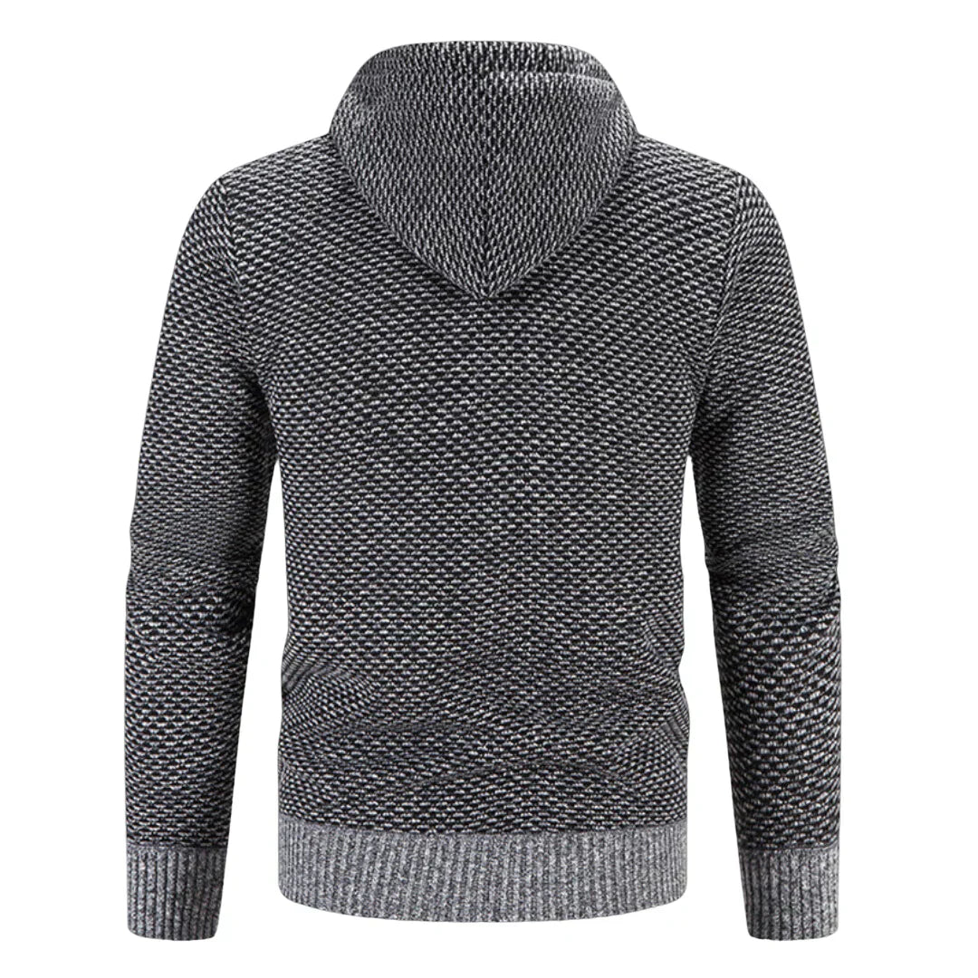 Micky™ - Strickpullover mit Reißverschluss und Kapuze