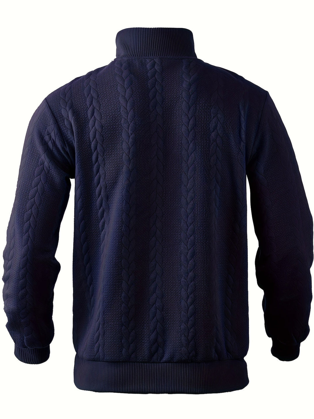 Rafael™ - Vintage Herrenpullover mit Reißverschluss