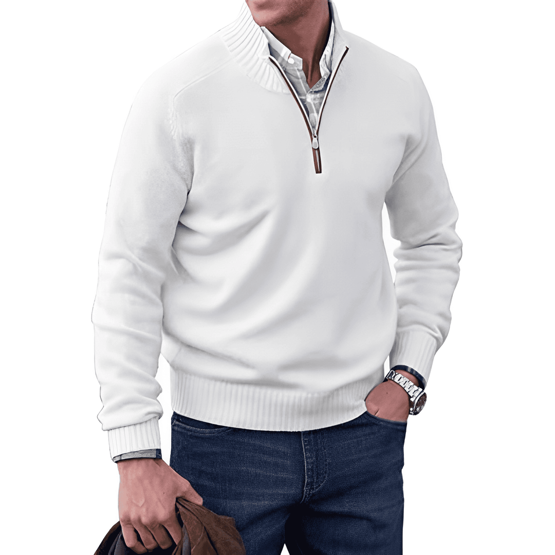 Cleto™ - Eleganter Pullover mit Reißverschluss