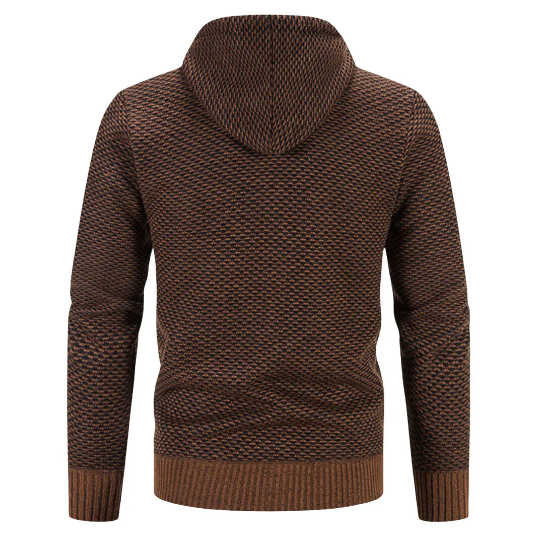 Micky™ - Strickpullover mit Reißverschluss und Kapuze