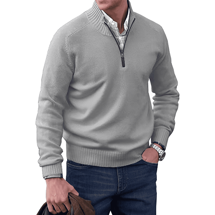 Cleto™ - Eleganter Pullover mit Reißverschluss