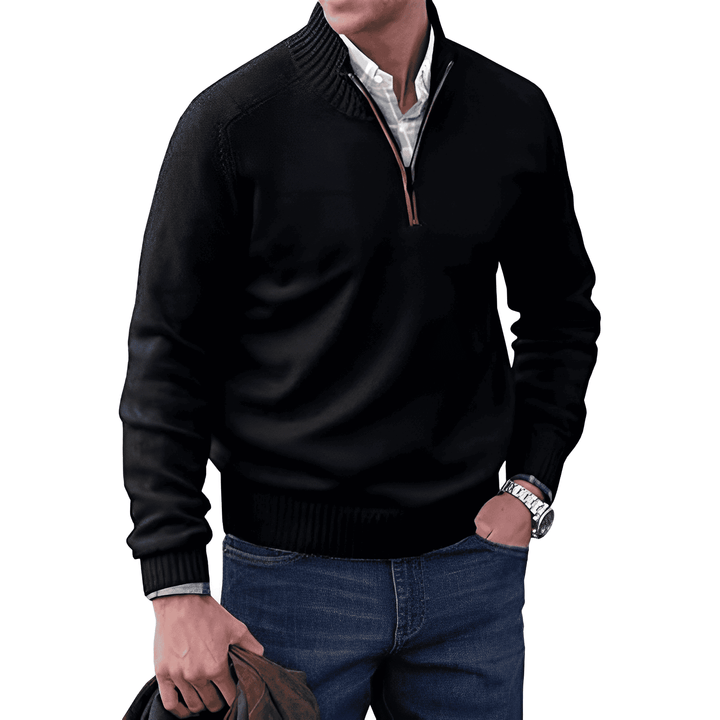 Cleto™ - Eleganter Pullover mit Reißverschluss