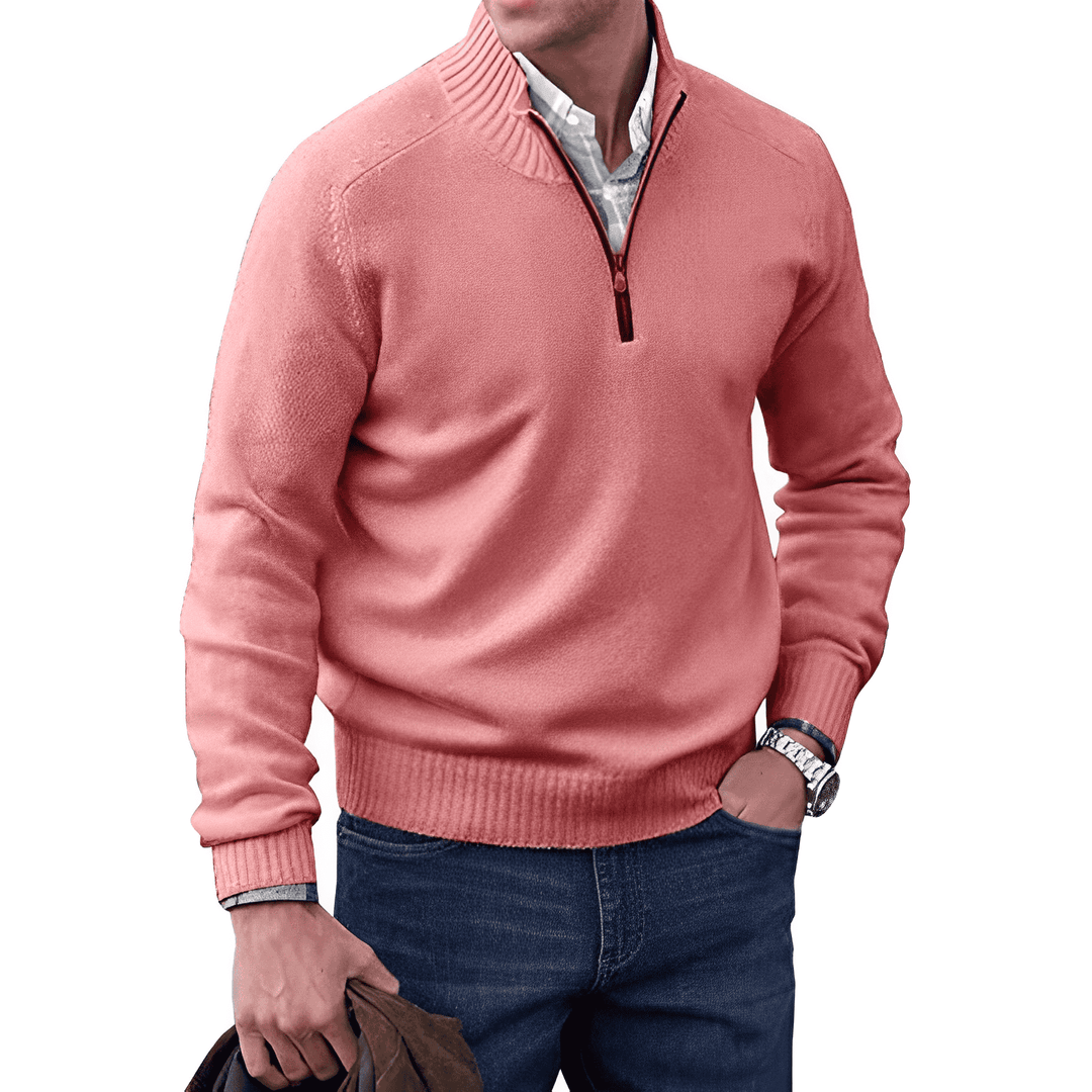 Cleto™ - Eleganter Pullover mit Reißverschluss