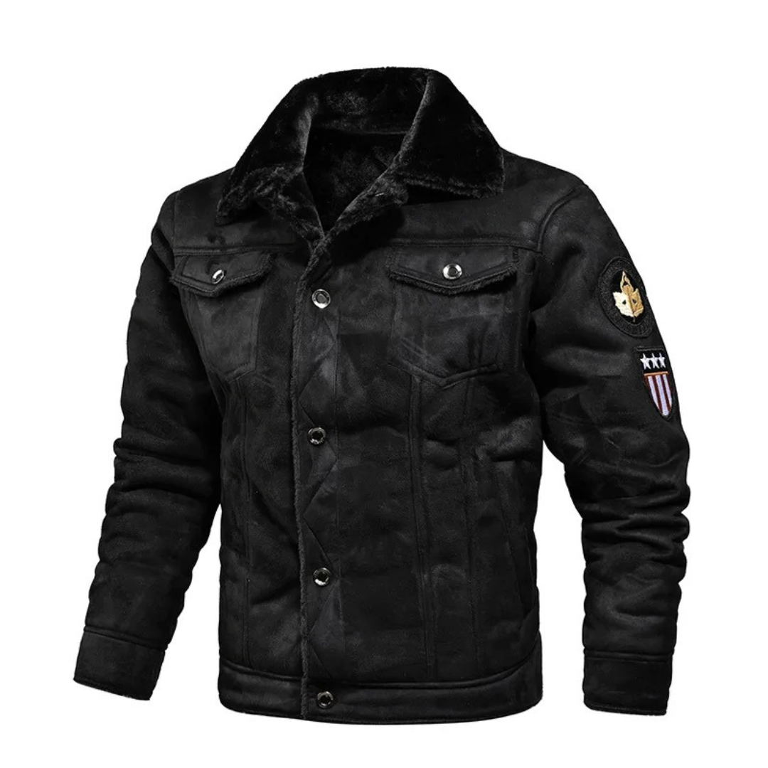 Norbert™ | Warme Klassischer Stil Lederjacke