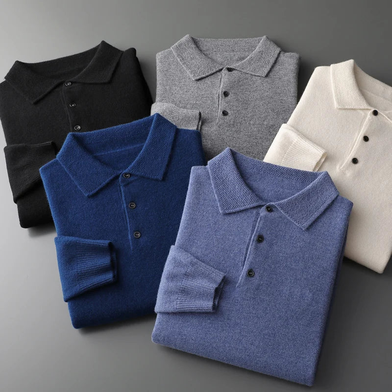 Walter™ | Premium Poloshirt aus Merinowolle