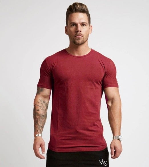 Steffen™ - Einfarbiges T-Shirt mit bequemer Passform